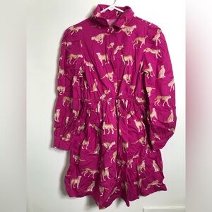 Pink Dress with Cheetah Print